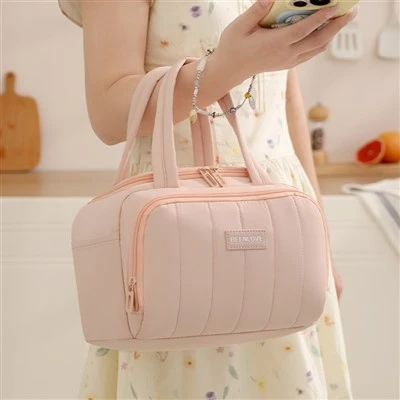 Multi-pocket Waterproof Square Lunch Bag