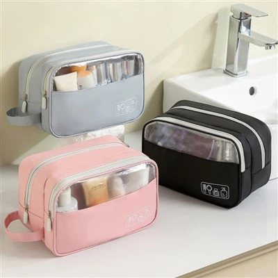Two Layers Large Travel Toiletry Bag