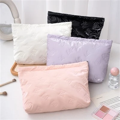 Butterfly Print Portable Cosmetic Bag