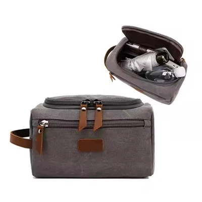Canvas Dopp Kit Toiletry Bag