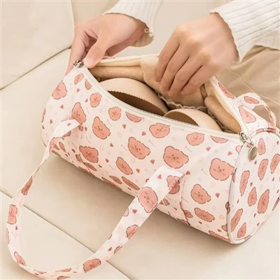 Cartoon Cylinder Handheld Underwear Travel Bag