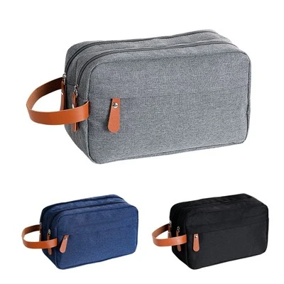 Double-Layer Mens Toiletry Bag Wash Bag