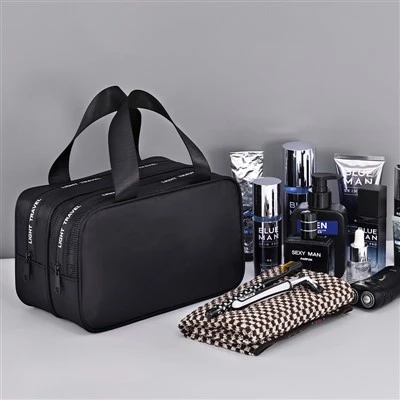 Double Layer Wet Dry Separation Wash Bag