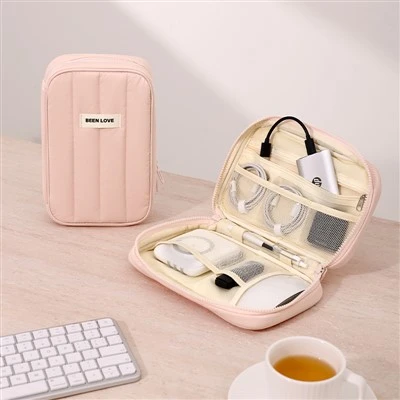 Electronics Accessories Organizer Pouch Bag, Travel Universal Organizer For Cable, Charger, Phone, SD Card, Business Travel Gadget Bag