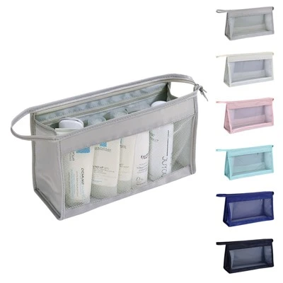 Pouch Portable Mesh Toiletry Bag For Travel