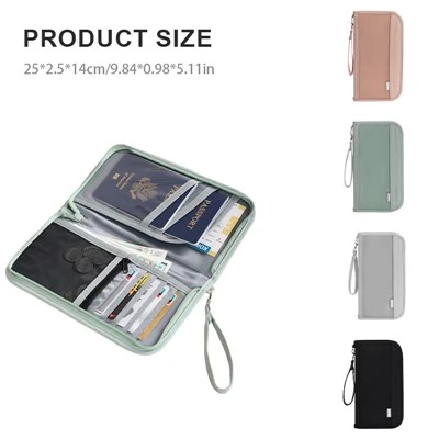 Passport Wallet Bag RFID Blocking Card Organiser