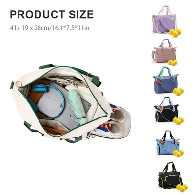 Pickleball Duffle Bag With Shoe Compartment