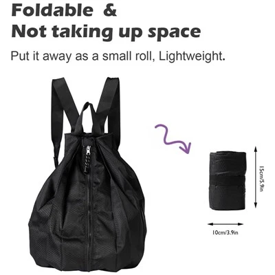 Sports Folding Roll Up Backpack