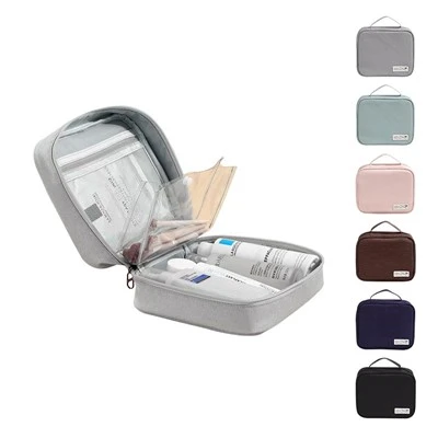 Square Zipper Style Cosmetic Storage Bag