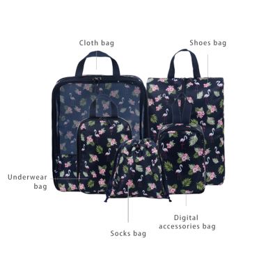 5 Piece Packing Cube Organizer