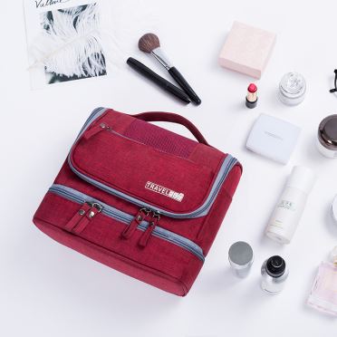 Double Layers Waterproof Toiletry Bag