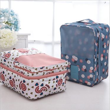 Flower Pattern Storage Shoe Bag