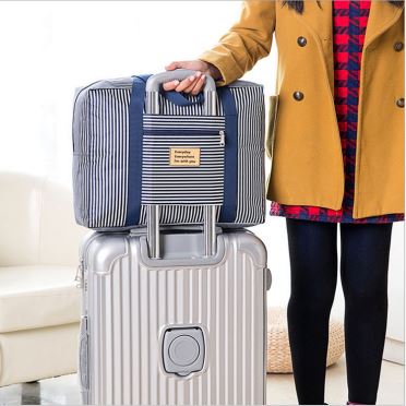 Stripped and Dot Storage Duffel Bag