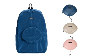 Shell Design Folding Backpack Bag