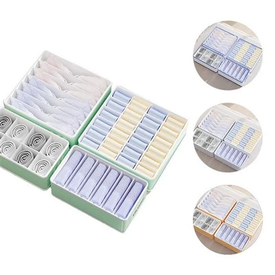 6/7/8/24 Grids Wardrobe Clothes Storage Box