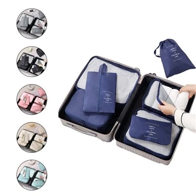 7 Pcs Set Carry On Luggage Packing Cubes